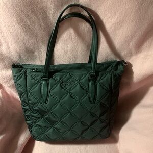 Kate Spade Black Quilted Chelsea Handbag w/ removable shoulder strap